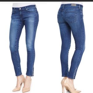 AG Jeans Zip-Up Legging Ankle  Skinny 26